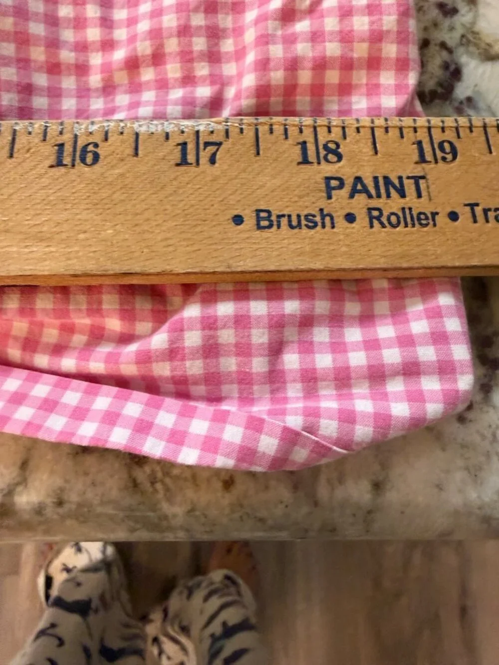 Pottery Barn Kids Organic Cotton Pink Gingham Twin Flat Sheet & Pillowcase Set